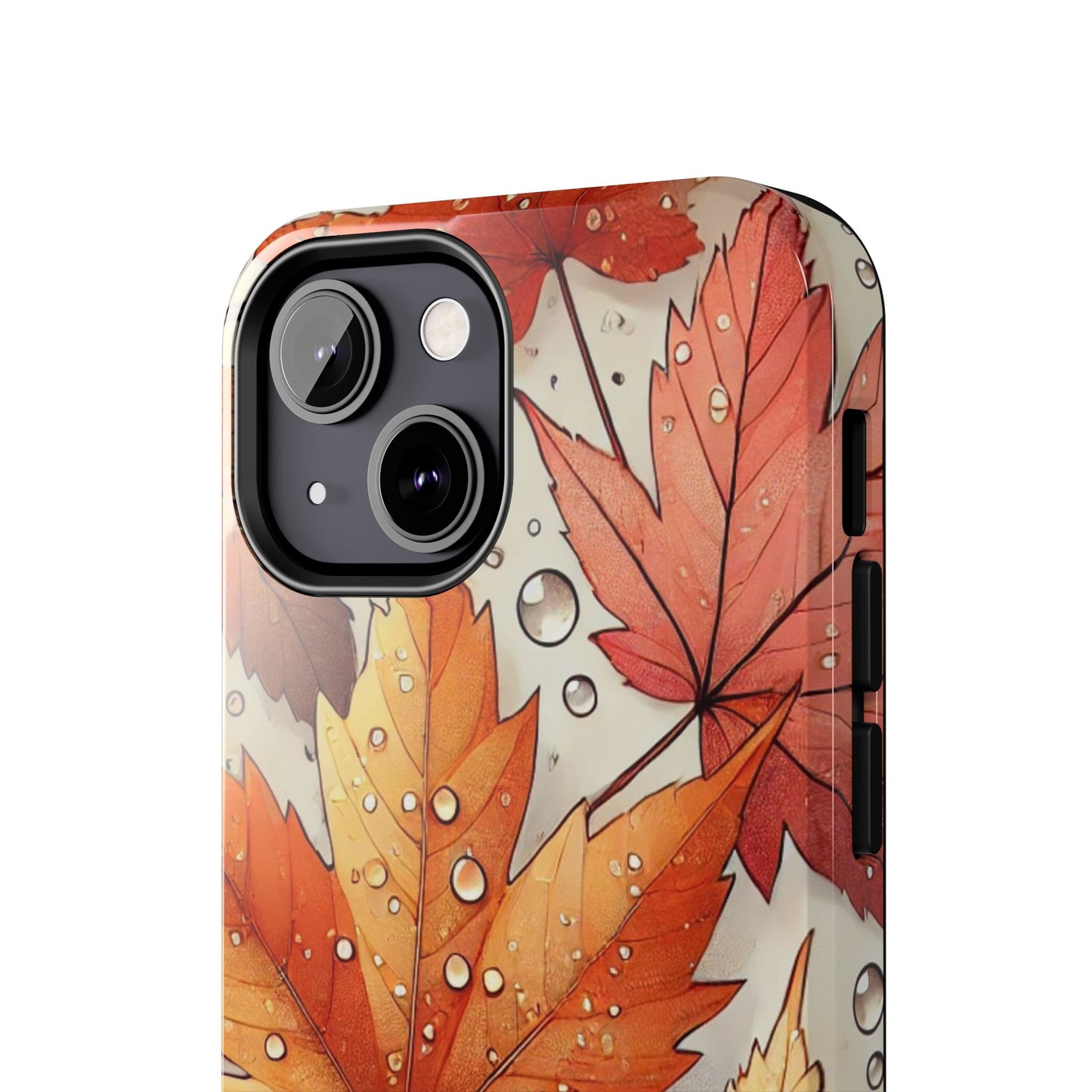 Autumn Leaves iPhone Case 🍁 | Fall-Inspired Design, Shockproof Protection for iPhone 16 to 12 Pro Max 📱