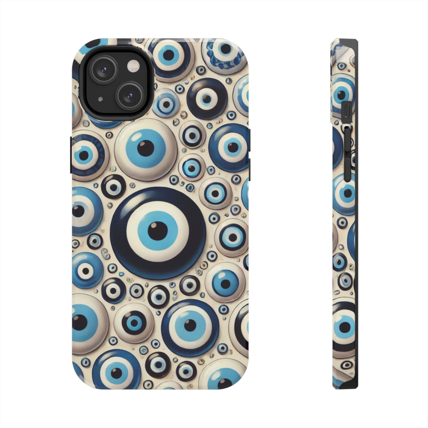 Evil Eye iPhone Case 🧿 | Protective and Stylish Design, Shockproof for iPhone 16 to 12 Pro Max 📱