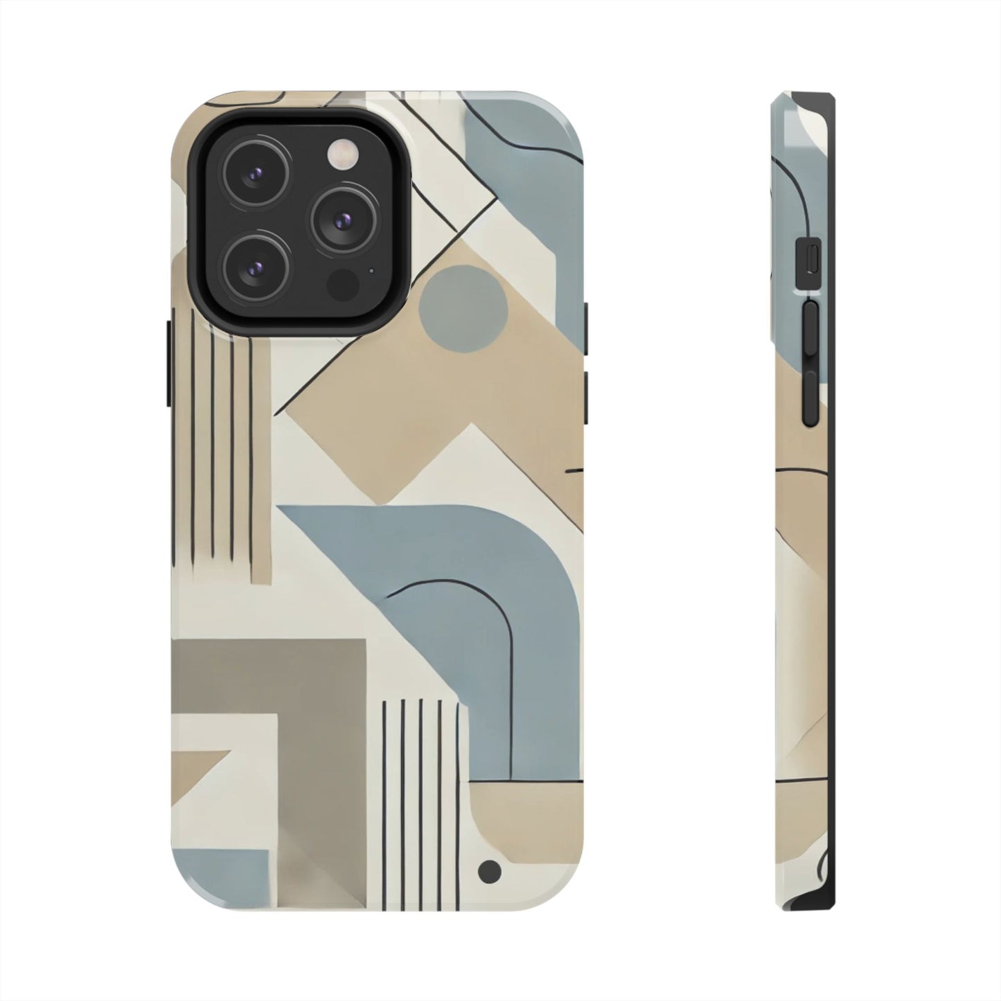 🎨 Modern Abstract Geometry Phone Case | Sleek & Durable iPhone Cover 📱