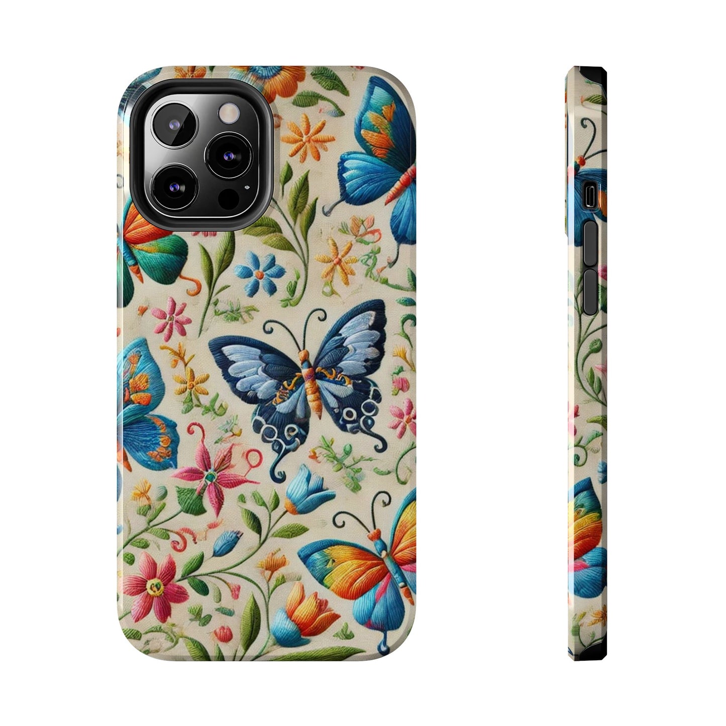 Embroidered Butterfly iPhone Case 🦋✨