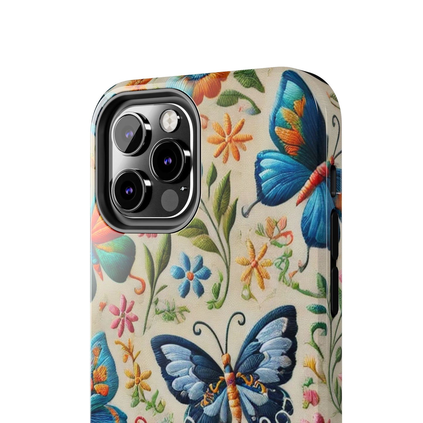 Embroidered Butterfly iPhone Case 🦋✨