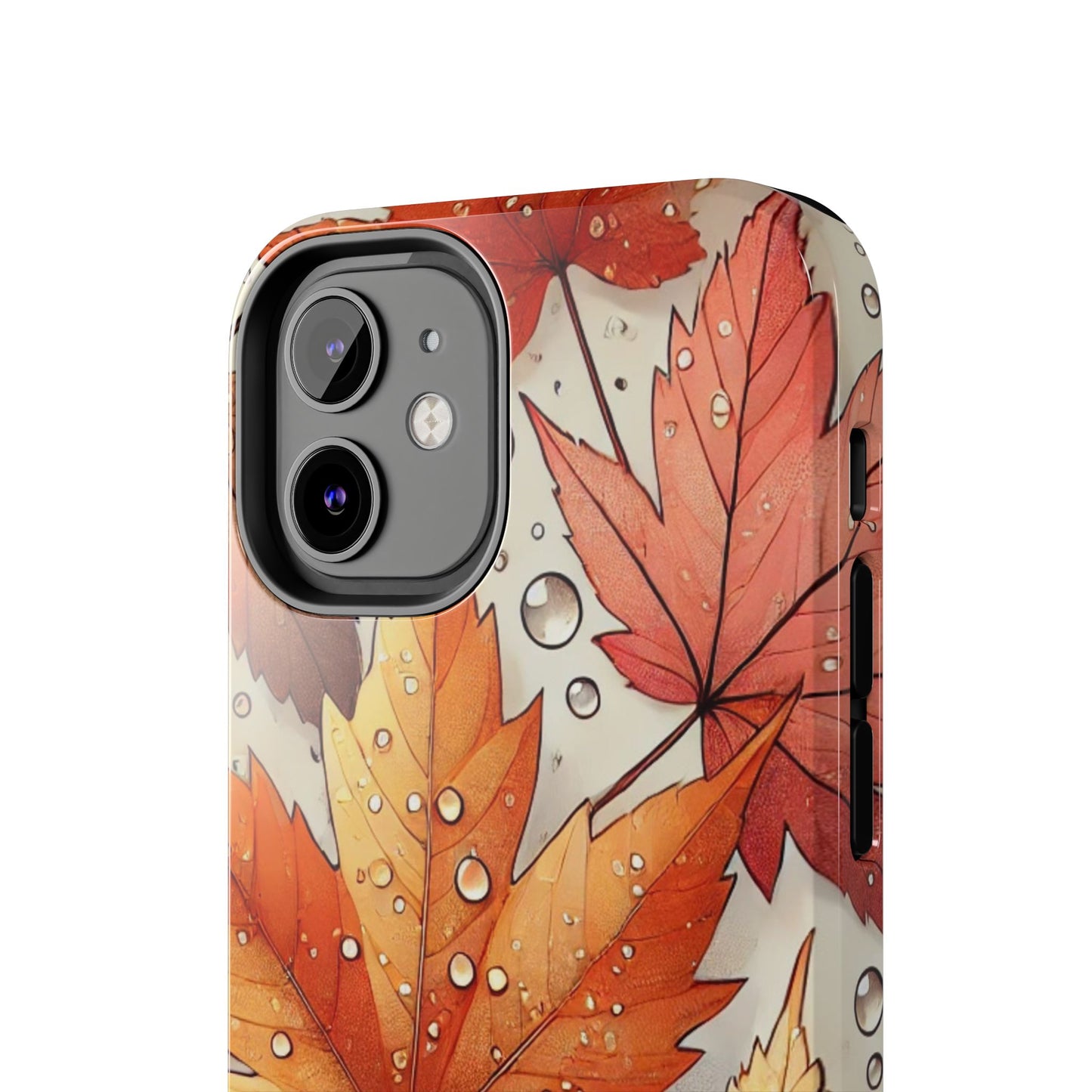 Autumn Leaves iPhone Case 🍁 | Fall-Inspired Design, Shockproof Protection for iPhone 16 to 12 Pro Max 📱