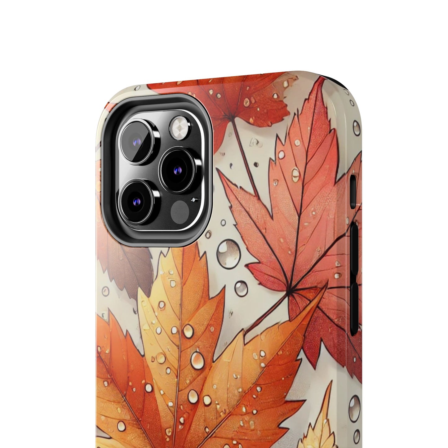 Autumn Leaves iPhone Case 🍁 | Fall-Inspired Design, Shockproof Protection for iPhone 16 to 12 Pro Max 📱