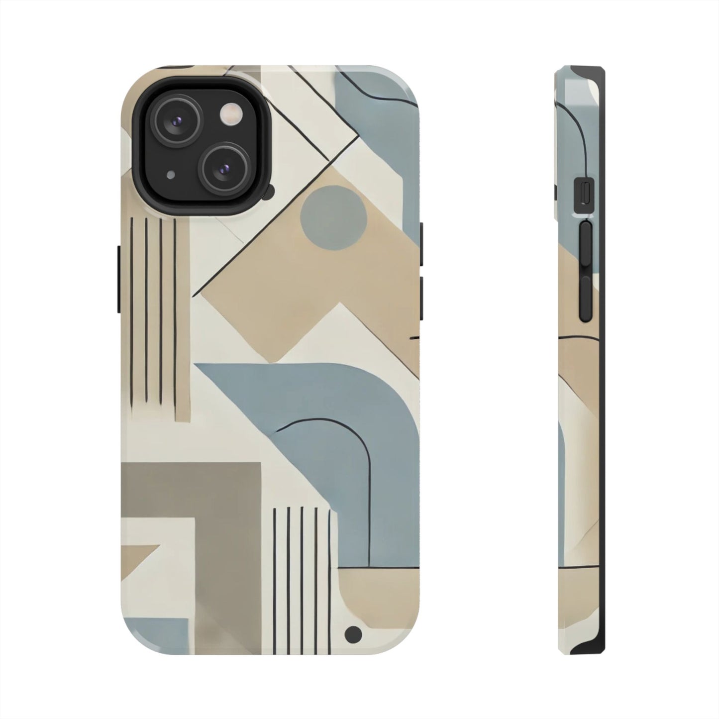 🎨 Modern Abstract Geometry Phone Case | Sleek & Durable iPhone Cover 📱