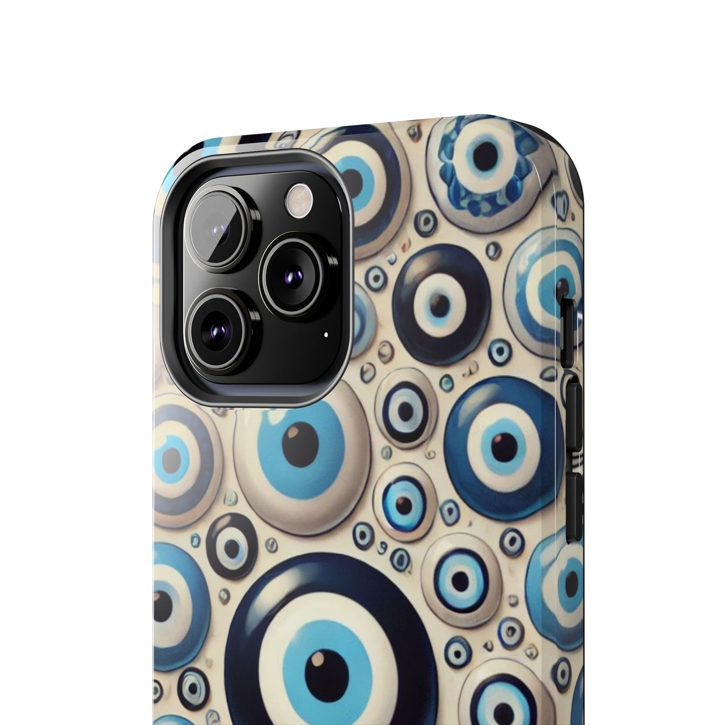 Evil Eye iPhone Case 🧿 | Protective and Stylish Design, Shockproof for iPhone 16 to 12 Pro Max 📱