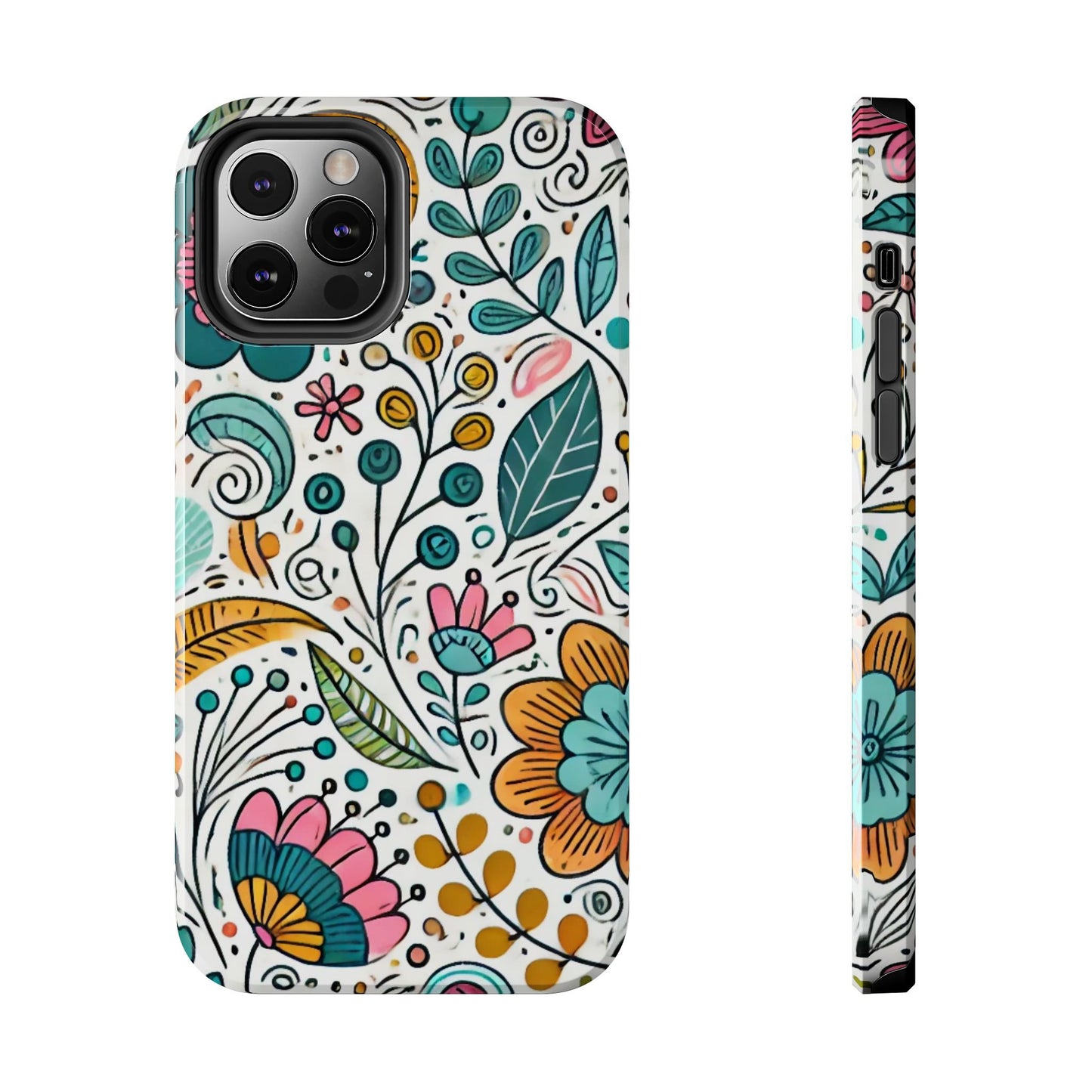 🌸 Vibrant Floral Phone Case | Tough & Stylish Cover for iPhone 📱