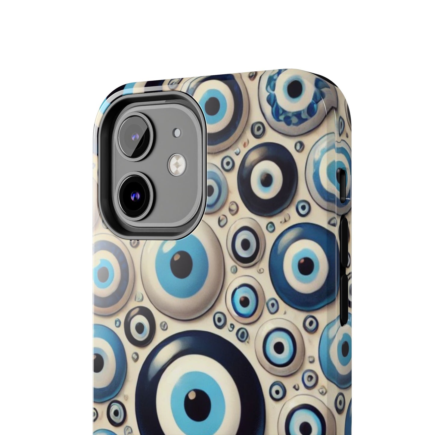 Evil Eye iPhone Case 🧿 | Protective and Stylish Design, Shockproof for iPhone 16 to 12 Pro Max 📱