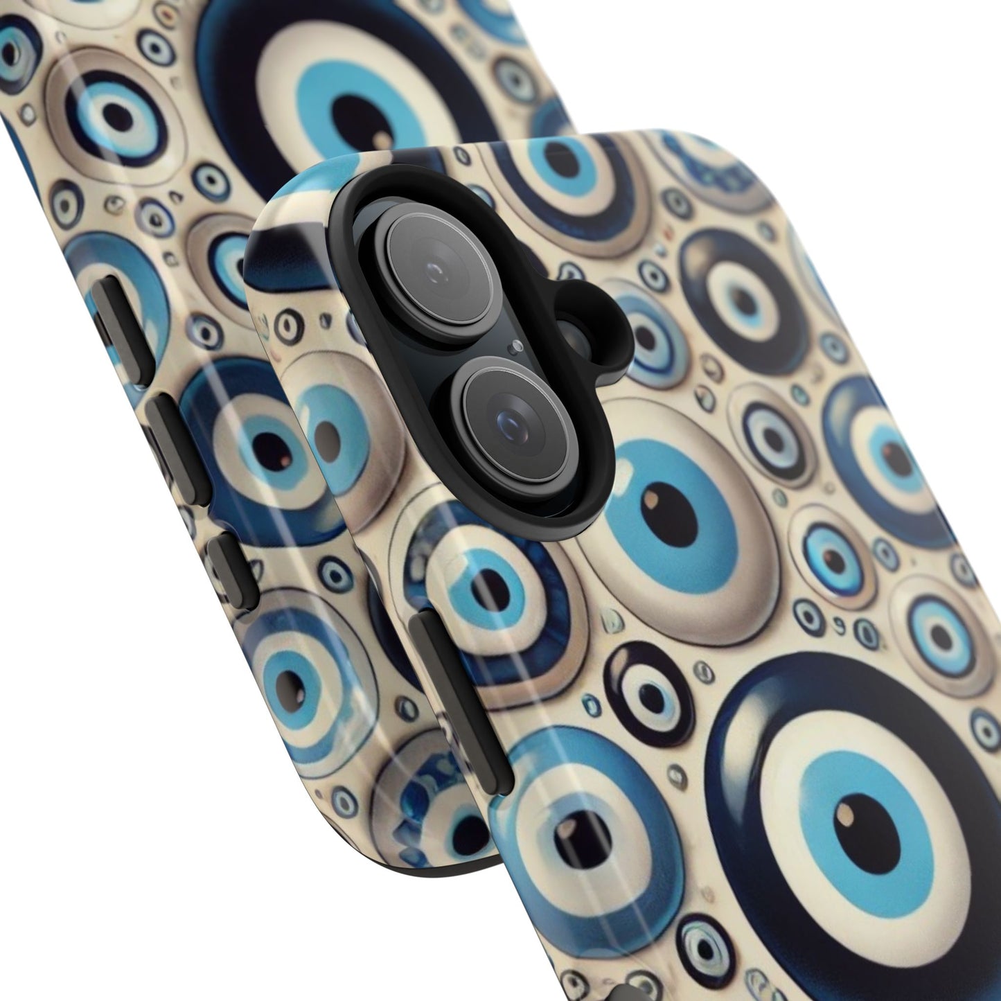 Evil Eye iPhone Case 🧿 | Protective and Stylish Design, Shockproof for iPhone 16 to 12 Pro Max 📱