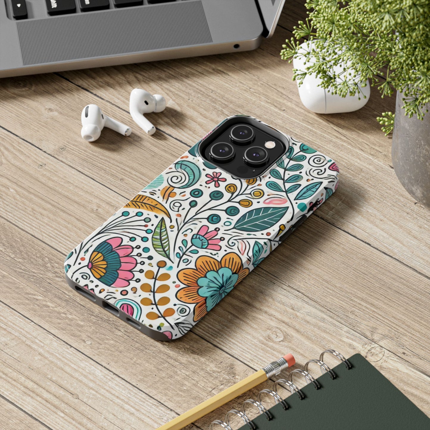 🌸 Vibrant Floral Phone Case | Tough & Stylish Cover for iPhone 📱