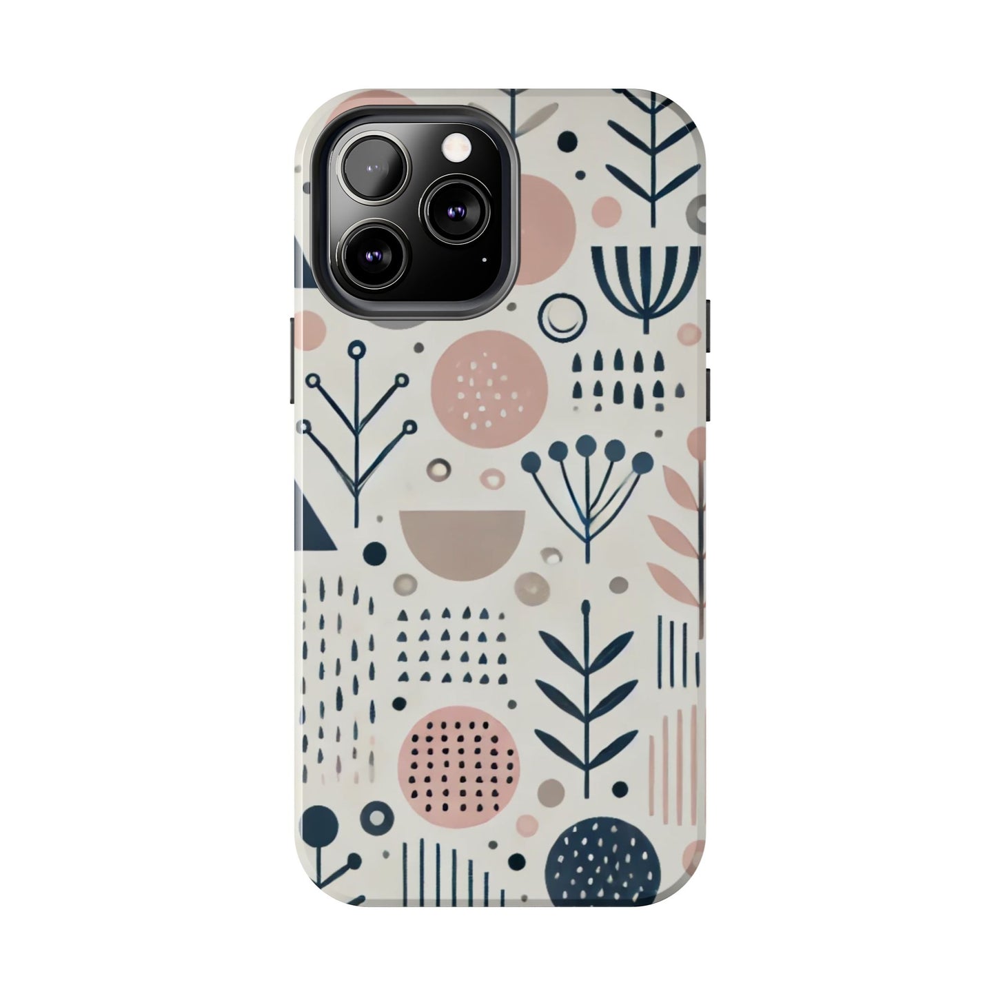 🎨 Minimal Geometric Pattern Phone Case | Stylish & Durable iPhone Cover 📱