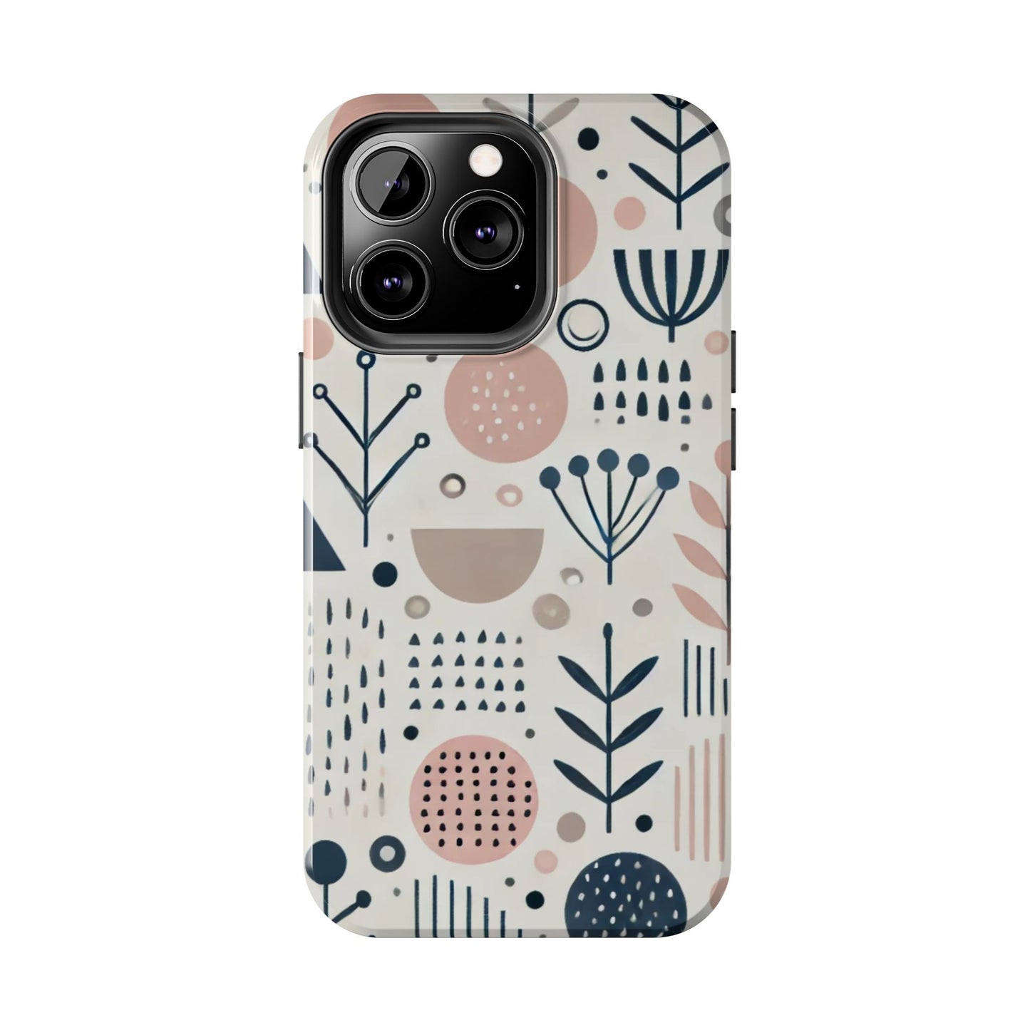 🎨 Minimal Geometric Pattern Phone Case | Stylish & Durable iPhone Cover 📱