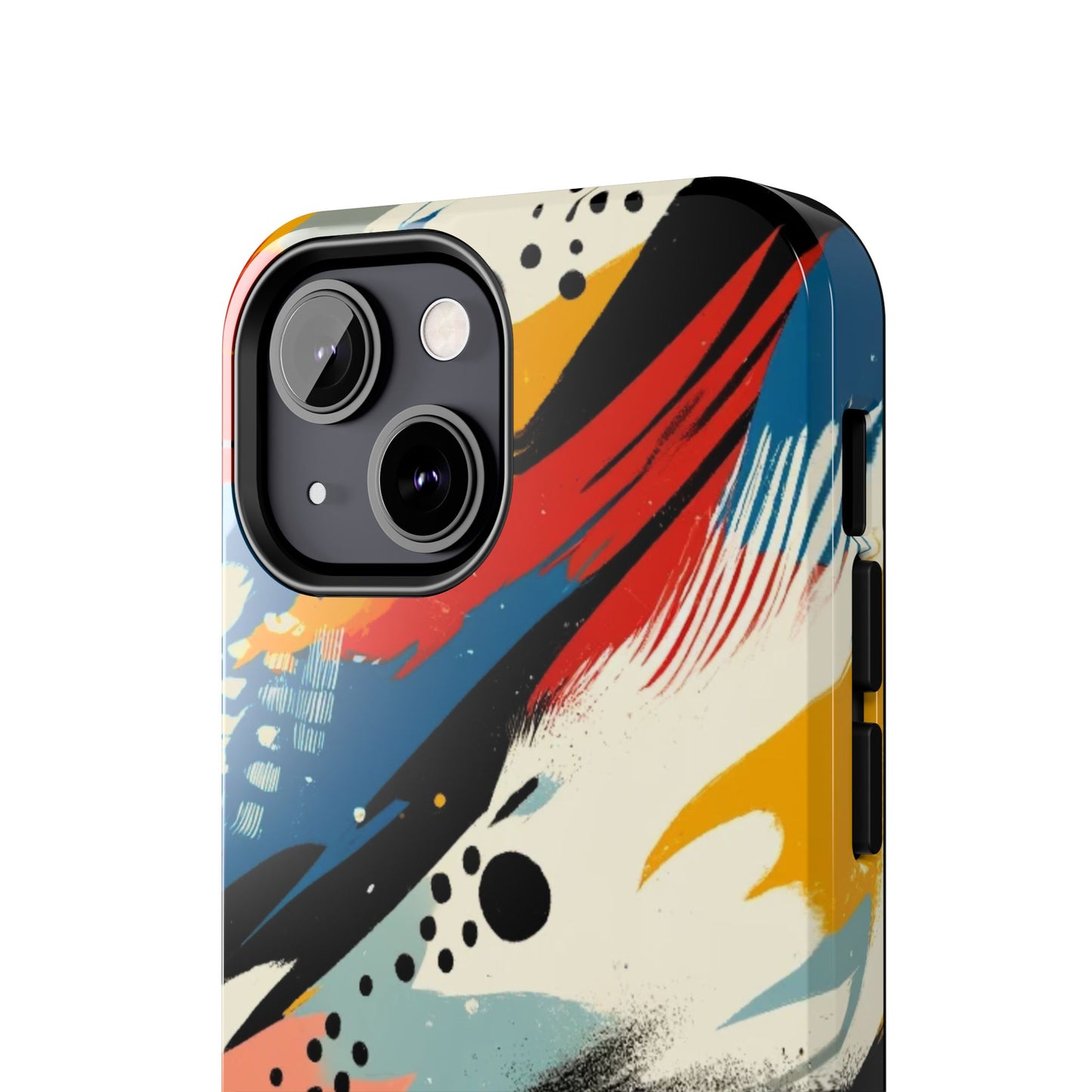 🎨 Vibrant Abstract Brushstroke Phone Case | Bold & Durable iPhone Cover 📱