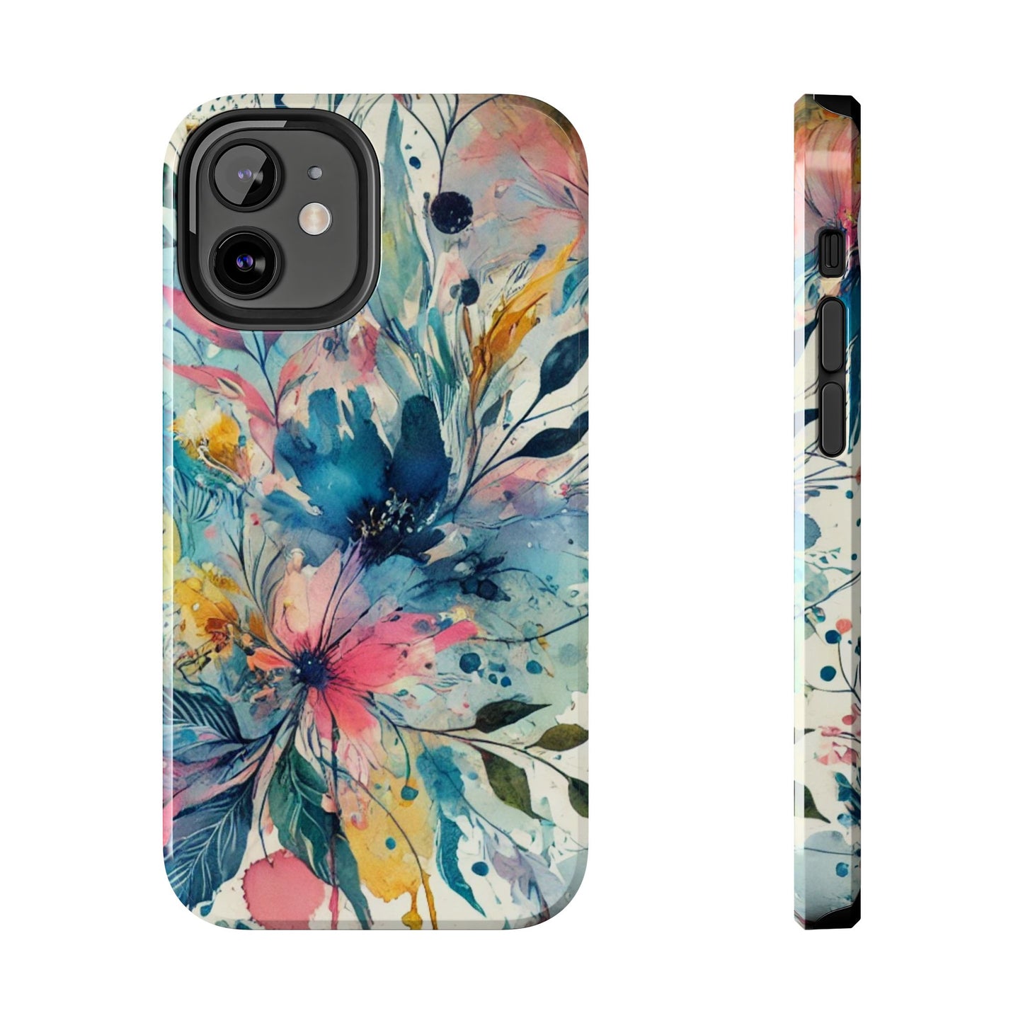 🎨 Watercolor Floral Phone Case | Tough & Stylish Cover for iPhone 📱